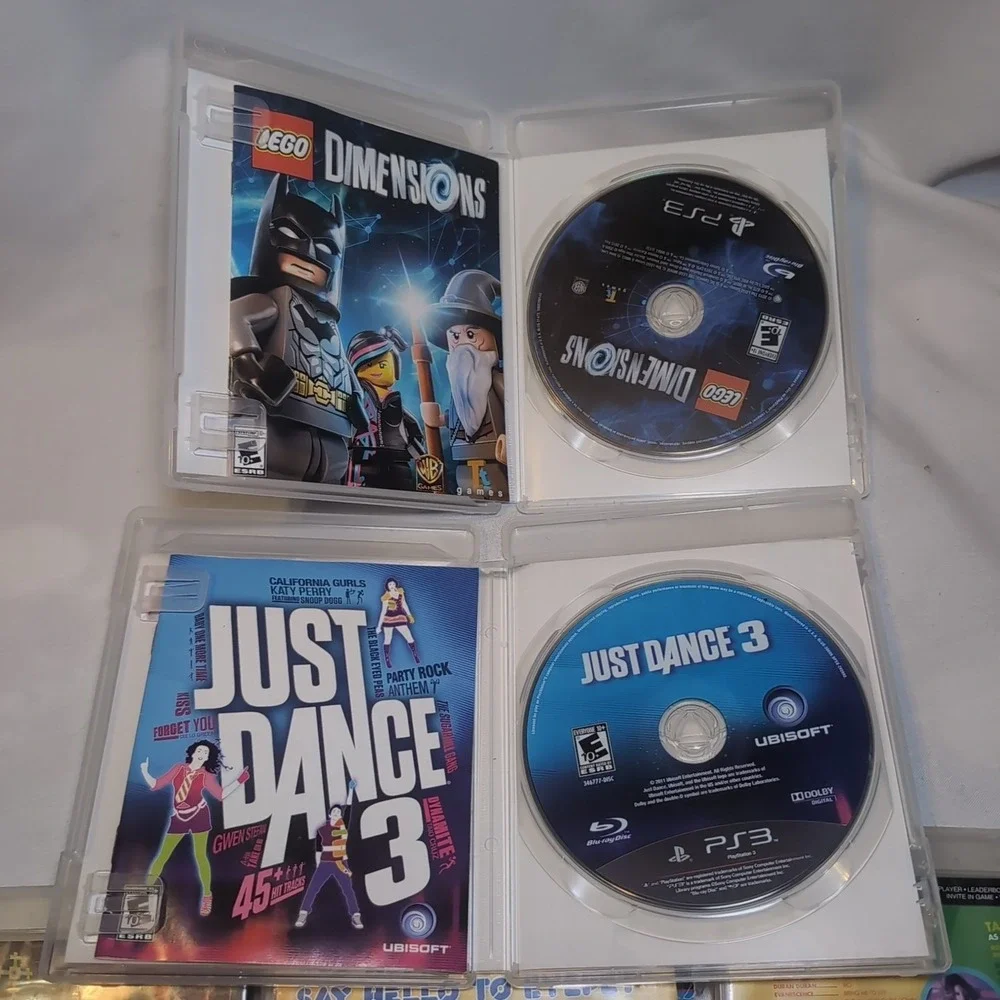 Just Dance 3, Lego Dimensions, Minecraft Season Pass, Eyepet, Band Hero Ps3 Kids